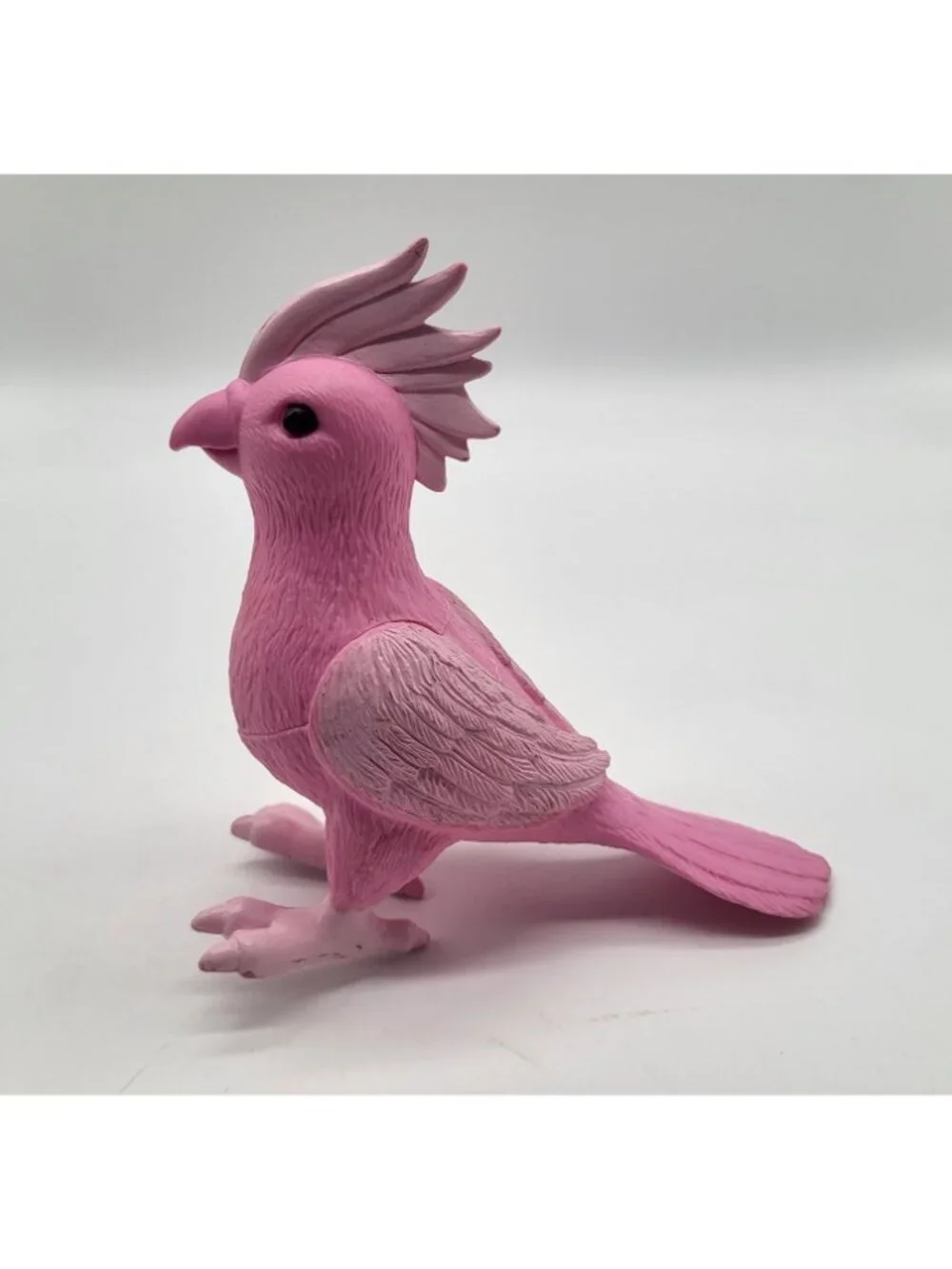Ankyo Set of 2 Wildlife Birds Pink Cockatoo/Parakeet & Toucan Figures Toys
